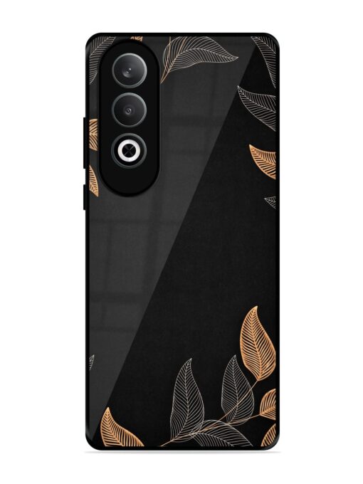 Foliage Art Glossy Metal Phone Cover for Oneplus Nord Ce 4 (5G)