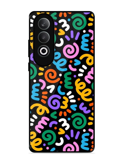 Colorful Seamless Vector Glossy Metal Phone Cover for Oneplus Nord Ce 4 (5G) Zapvi