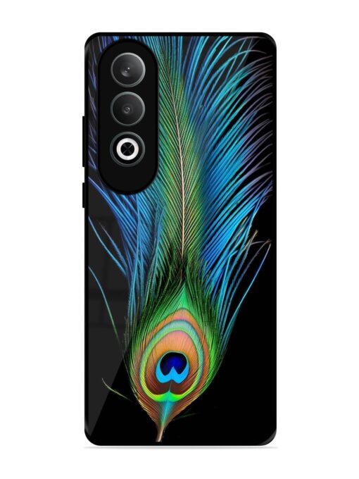 Peacock Feather Glossy Metal TPU Phone Cover for Oneplus Nord Ce 4 (5G) Zapvi