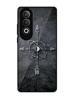 Lighting Cross Glossy Metal Phone Cover for Oneplus Nord Ce 4 (5G)