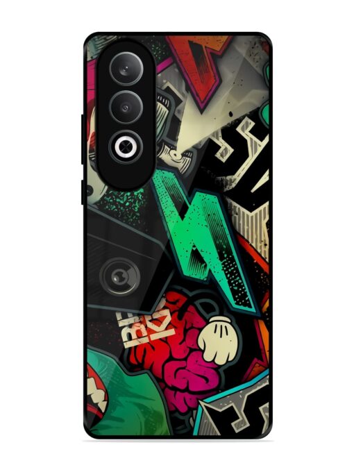 Graffiti Art Glossy Metal Phone Cover for Oneplus Nord Ce 4 (5G)