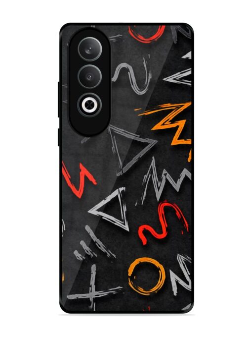 Grungy Graffiti Glossy Metal Phone Cover for Oneplus Nord Ce 4 (5G)