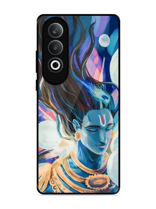 Bhagwan Sri Krishna Glossy Metal Phone Cover for Oneplus Nord Ce 4 (5G) Zapvi