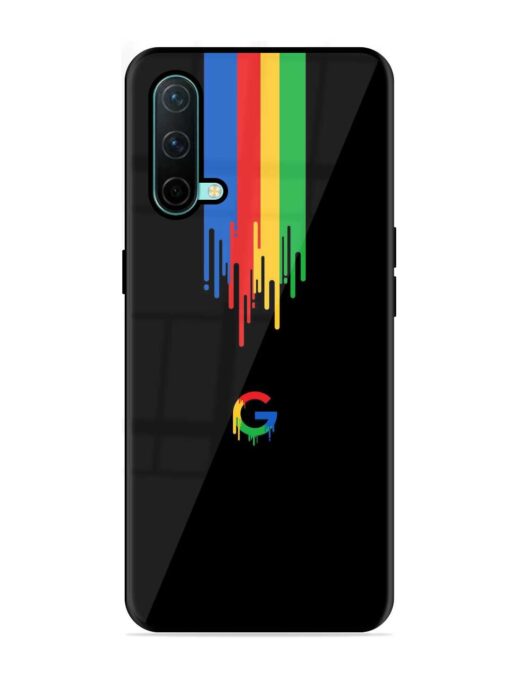 Google Logo Glossy Metal Phone Cover for Oneplus Nord Ce (5G) Zapvi