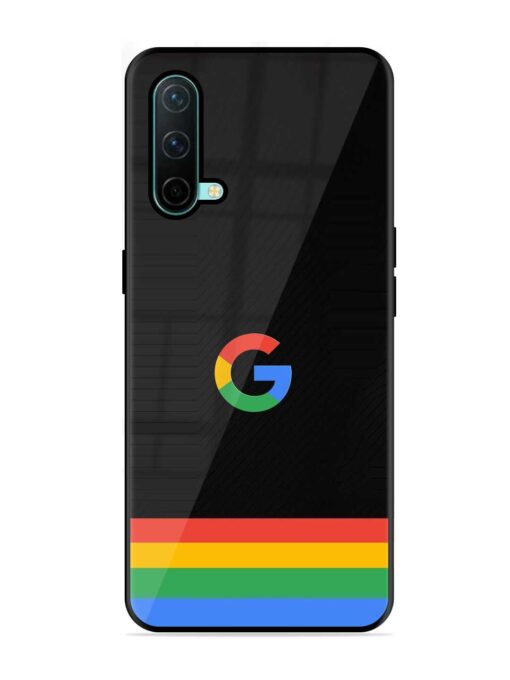 Google Logo Art Glossy Metal Phone Cover for Oneplus Nord Ce (5G) Zapvi