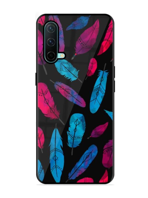 Feather Art Glossy Metal Phone Cover for Oneplus Nord Ce (5G) Zapvi