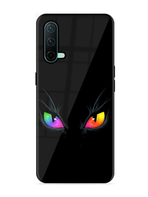 Cat Eyes Glossy Metal Phone Cover for Oneplus Nord Ce (5G) Zapvi