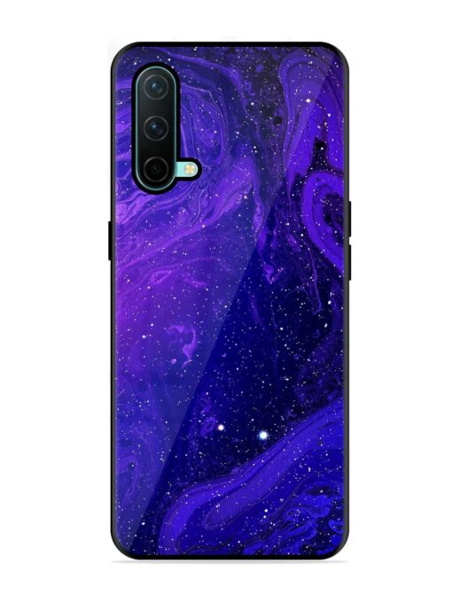 Galaxy Acrylic Abstract Art Glossy Metal Phone Cover for Oneplus Nord Ce (5G) Zapvi