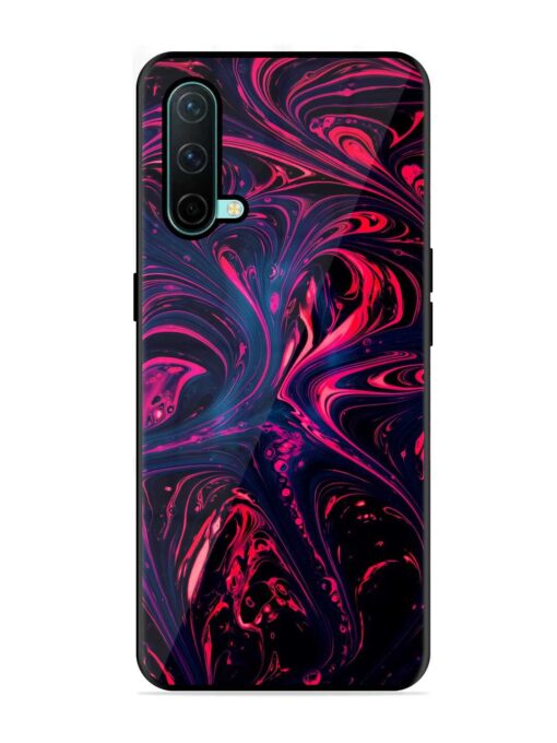 Abstract Background Glossy Metal Phone Cover for Oneplus Nord Ce (5G) Zapvi