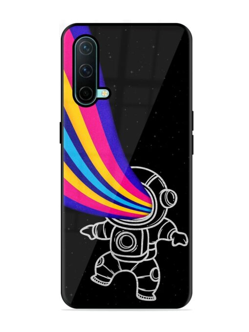 Astronaut Glossy Metal TPU Phone Cover for Oneplus Nord Ce (5G) Zapvi