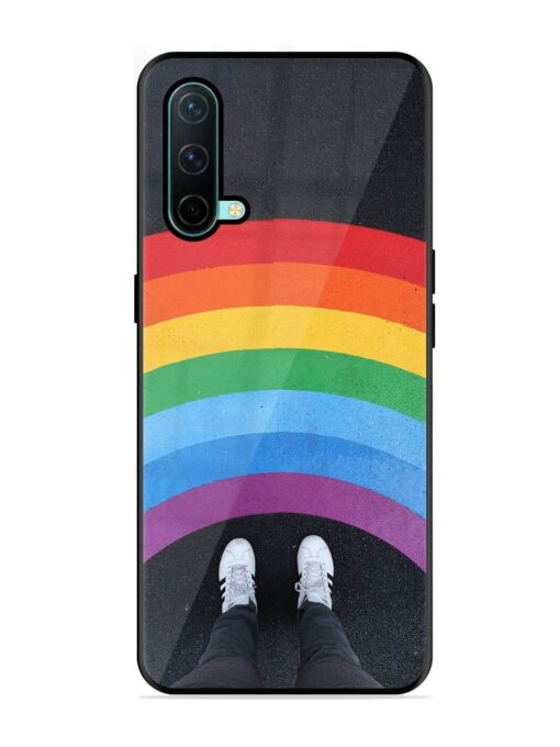 Legs Rainbow Glossy Metal TPU Phone Cover for Oneplus Nord Ce (5G) Zapvi