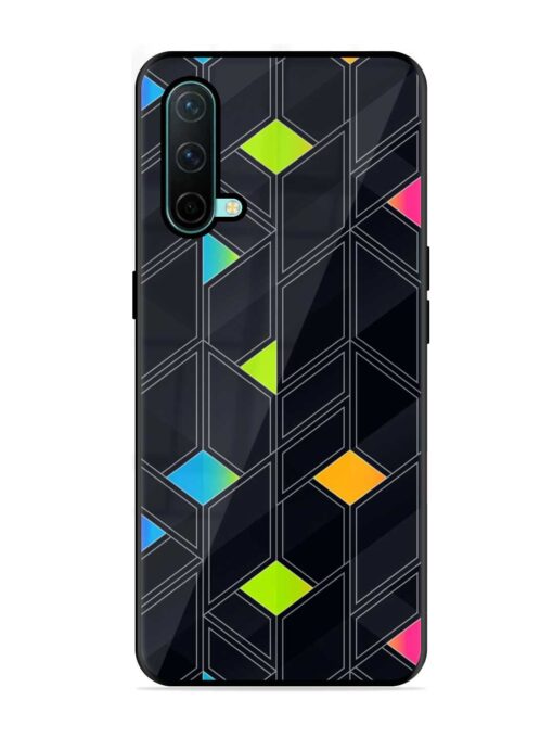 Abstract Mosaic Seamless Glossy Metal Phone Cover for Oneplus Nord Ce (5G) Zapvi