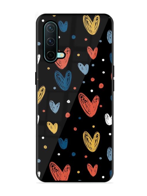 Happy Valentines Day Glossy Metal TPU Phone Cover for Oneplus Nord Ce (5G) Zapvi