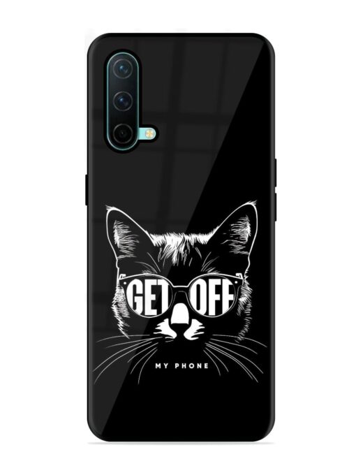 Get Off Glossy Metal TPU Phone Cover for Oneplus Nord Ce (5G)