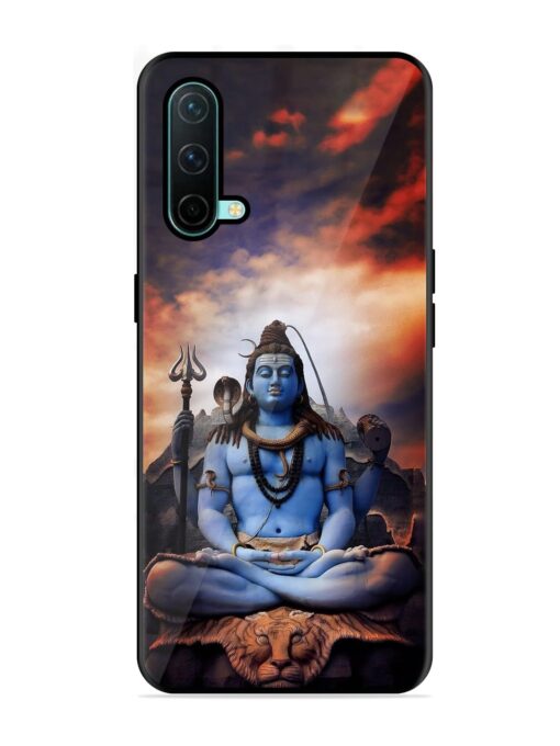 Jai Jai Shiv Glossy Metal Phone Cover for Oneplus Nord Ce (5G)