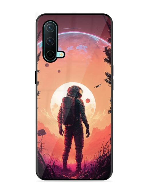 Red Sky At Morning Glossy Metal Phone Cover for Oneplus Nord Ce (5G)