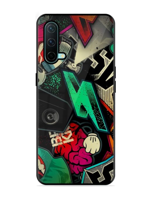 Graffiti Art Glossy Metal Phone Cover for Oneplus Nord Ce (5G)