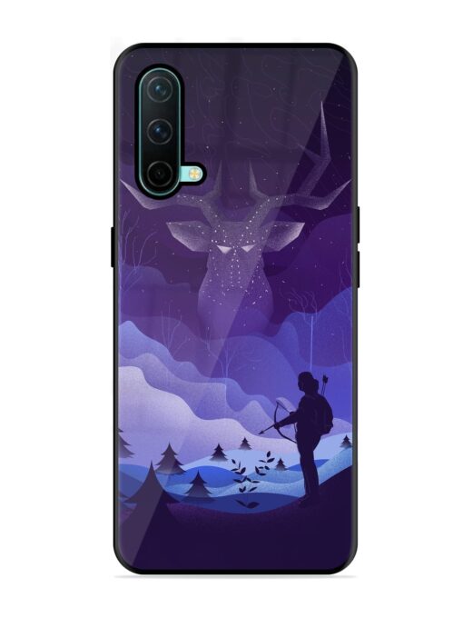 Deer Forest River Glossy Metal Phone Cover for Oneplus Nord Ce (5G) Zapvi