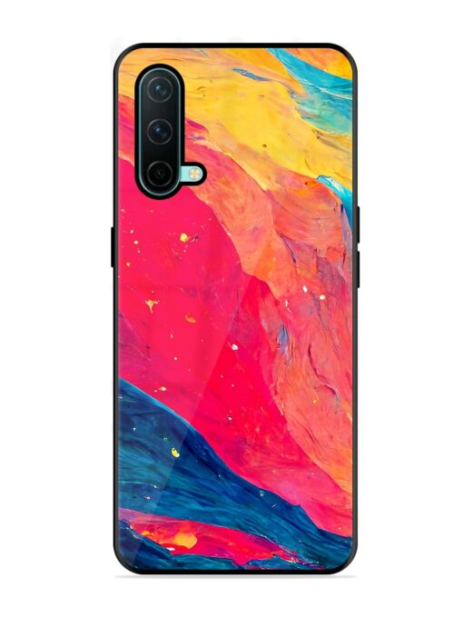 Starry Night Glossy Metal Phone Cover for Oneplus Nord Ce (5G) Zapvi