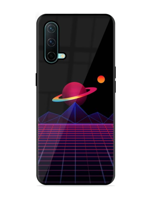 Wave Aesthetic Glossy Metal Phone Cover for Oneplus Nord Ce (5G) Zapvi