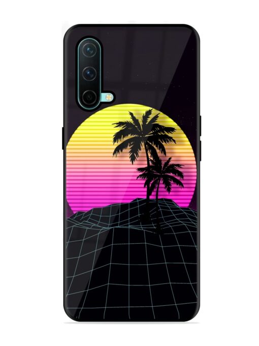 Coconut Vector Glossy Metal Phone Cover for Oneplus Nord Ce (5G) Zapvi