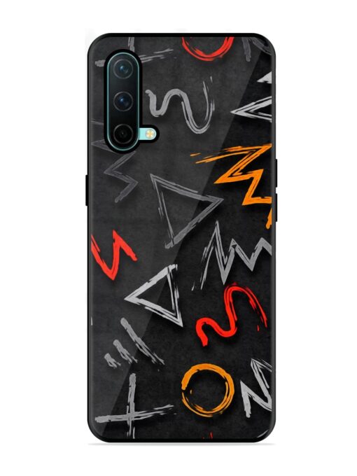 Grungy Graffiti Glossy Metal Phone Cover for Oneplus Nord Ce (5G) Zapvi