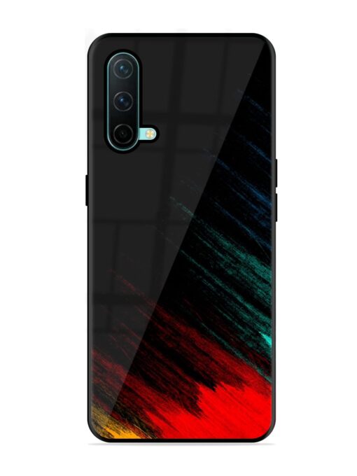 Color Pattern Glossy Metal Phone Cover for Oneplus Nord Ce (5G)