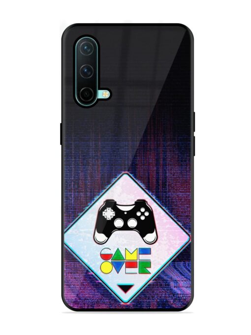 Game Over Glossy Metal Phone Cover for Oneplus Nord Ce (5G)