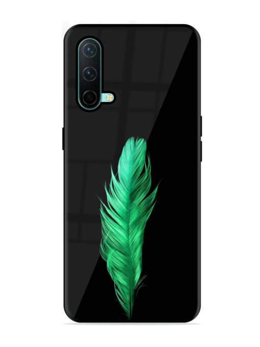 Feather Texture Glossy Metal Phone Cover for Oneplus Nord Ce (5G) Zapvi