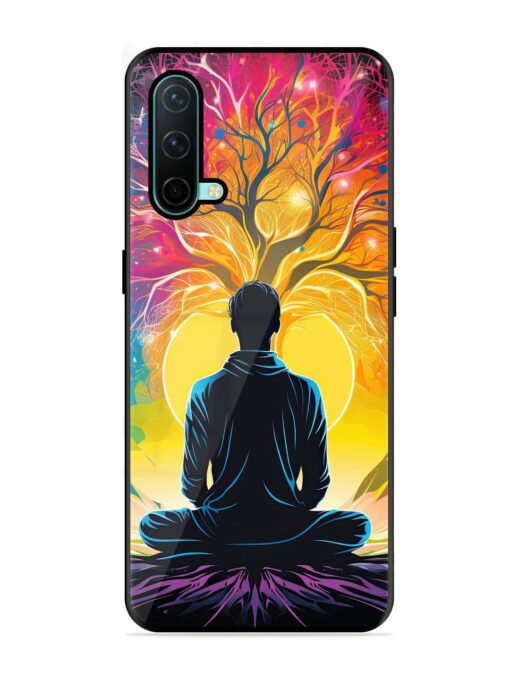 Mind Colourful Glossy Metal Phone Cover for Oneplus Nord Ce (5G) Zapvi