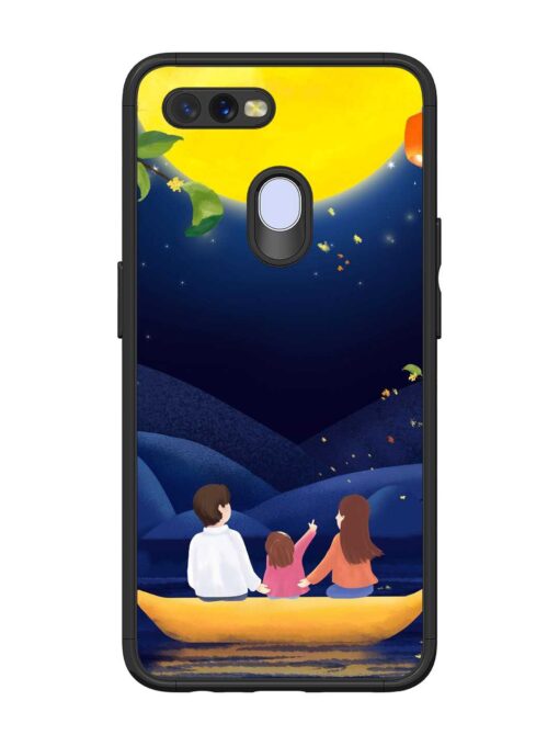 Happy Family And Beautiful View Glossy Metal Phone Cover for Oppo A11K Zapvi