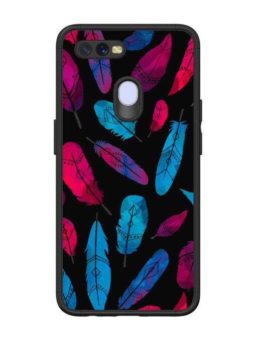 Feather Art Glossy Metal Phone Cover for Oppo A11K Zapvi