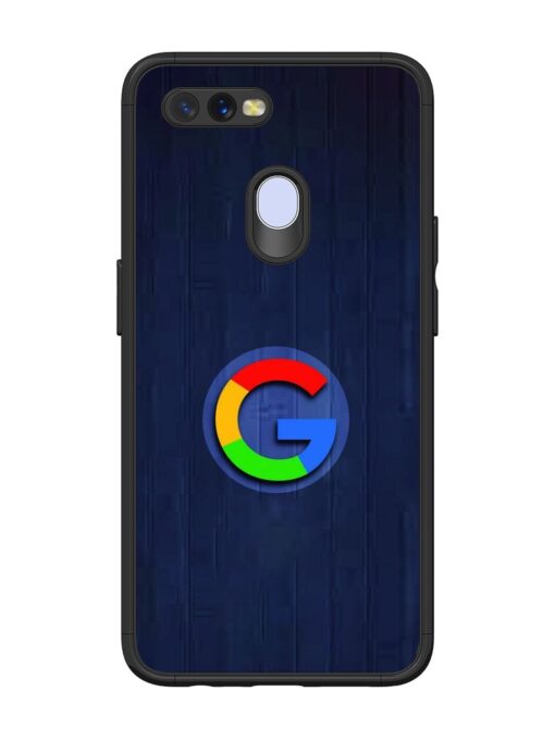 Google Logo Printed Glossy Metal TPU Phone Cover for Oppo A11K