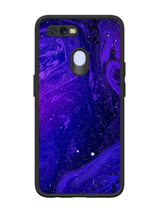 Galaxy Acrylic Abstract Art Glossy Metal Phone Cover for Oppo A11K Zapvi