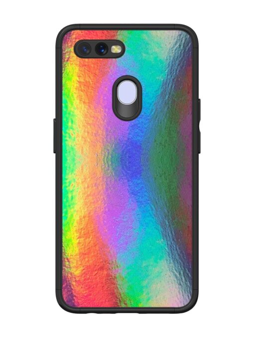 Colorful Holographic Background Glossy Metal TPU Phone Cover for Oppo A11K Zapvi