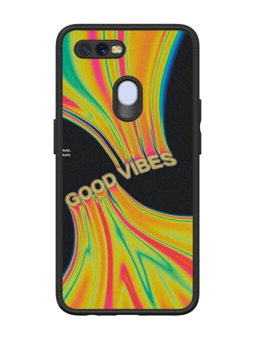 Good Vibes Glossy Metal Phone Cover for Oppo A11K