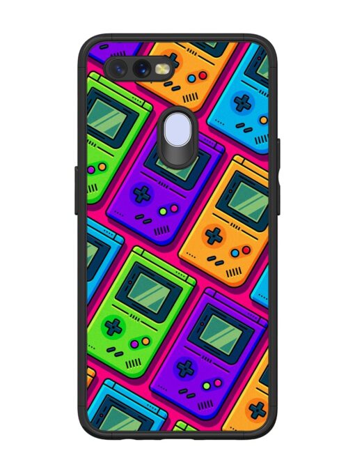 Game Seamless Pattern Glossy Metal Phone Cover for Oppo A11K Zapvi