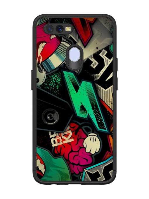 Graffiti Art Glossy Metal Phone Cover for Oppo A11K Zapvi