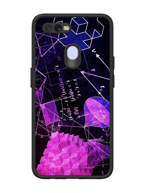 Math Physics Formula Art Glossy Metal Phone Cover for Oppo A11K Zapvi