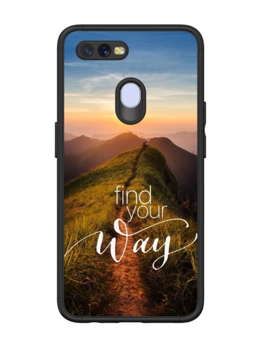 Find Your Way Glossy Metal Phone Cover for Oppo A11K Zapvi