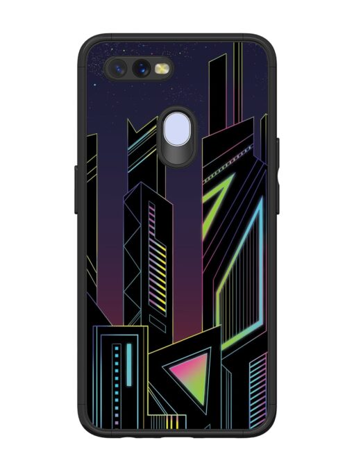 Neon Dreamscape Glossy Metal Phone Cover for Oppo A11K Zapvi