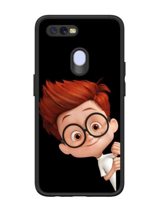 Smart Boy Cartoon Glossy Metal Phone Cover for Oppo A12 Zapvi