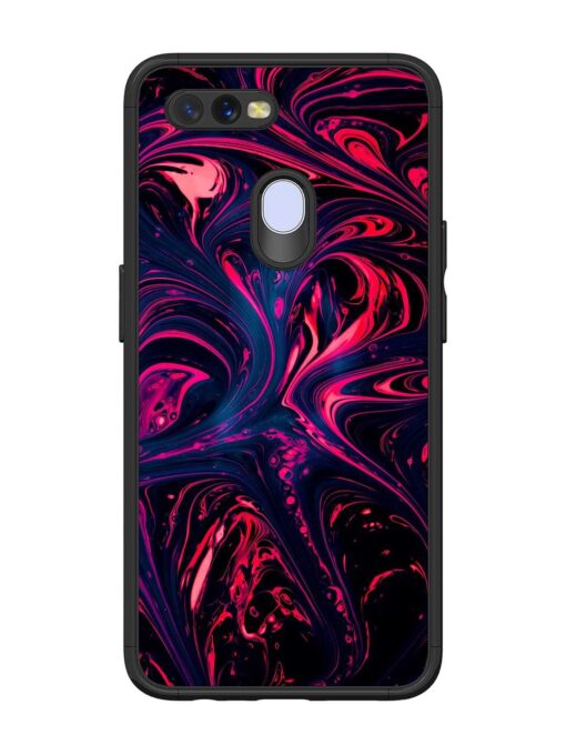 Abstract Background Glossy Metal Phone Cover for Oppo A12 Zapvi