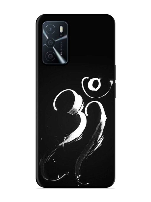 Om Logo Glossy Metal Phone Cover for Oppo A16