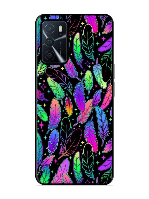 Bright Multi Colored Seamless Glossy Metal Phone Cover for Oppo A16 Zapvi