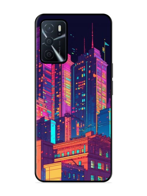 City View Glossy Metal Phone Cover for Oppo A16 Zapvi