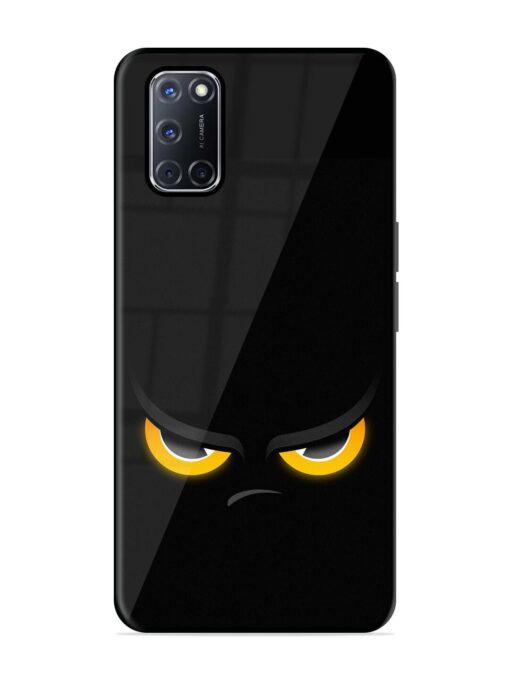 Scary Yellow Eye Glossy Metal TPU Phone Cover for Oppo A52 Zapvi