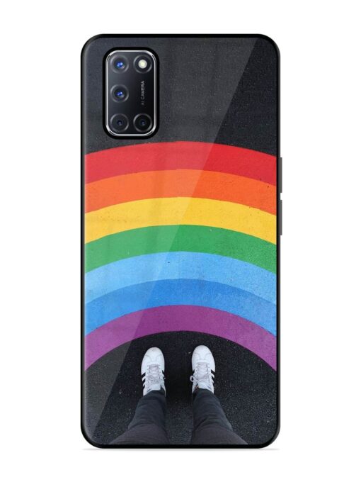 Legs Rainbow Glossy Metal TPU Phone Cover for Oppo A52 Zapvi