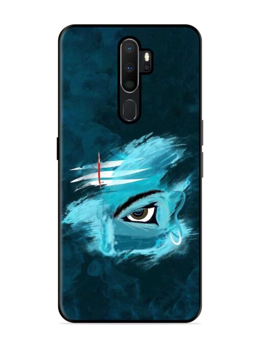 Lord Shiva Glossy Metal Phone Cover for Oppo A5 (2020) Zapvi