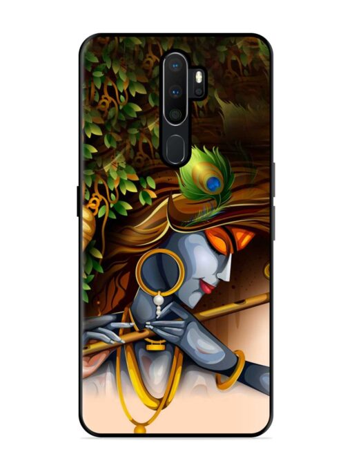 Krishna Glossy Metal Phone Cover for Oppo A5 (2020) Zapvi